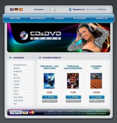Photo of Online store DVD movies